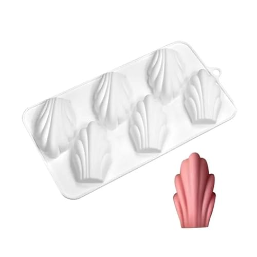 Cuisson en silicone de qualité alimentaire, passe au lave-vaisselle, facile à multi-usages, pour la fabrication de gâteaux au chocolat, caramel, savon, bougies, outil de style Madeline