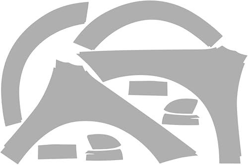 Vicrez Kit de protección de pintura PPF precortado, guardabarrosespejos completo, conductor y pasajero vpp506 compatible con Dodge Charger Scat Pack