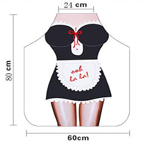 Halloween Sexy Funny Coffee Apron for Women 3D Bikini Print Lingerie Aprons - image 5