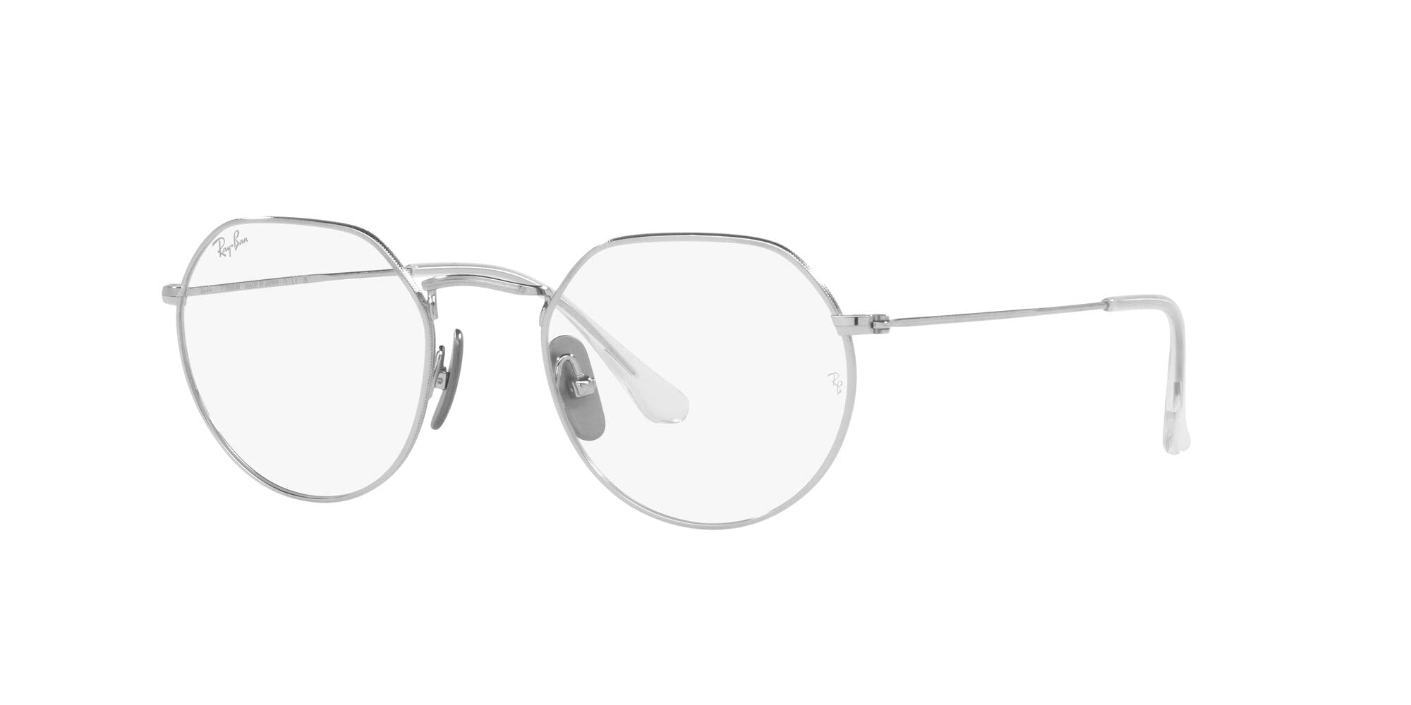 Ray-Ban 0RX8165V Oprawki do okularów, Srebrny, 49 Unisex-Dorosły, Srebrny, 49