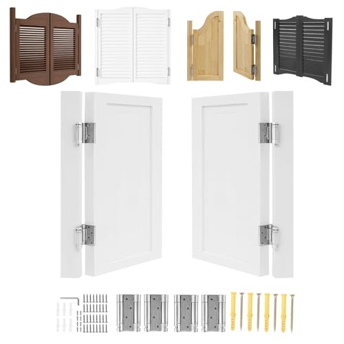 Generico Porte Oscillanti Interne, Porte a Battente per Bar, Porta da Saloon Interne in Legno Massello, Caffe Bar Entrata Cucina Ristorante Decorazione, con Cerniere