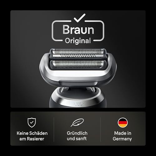 Braun Series 7 Elektrorasierer Scherkopf 74S – ORIGINAL Ersatzscherteil & Rasierer Zubehör vom Hersteller – Made in Germany, Kompatibel mit S-7 Rasierern – 70, 71 und 72 – Silber 5
