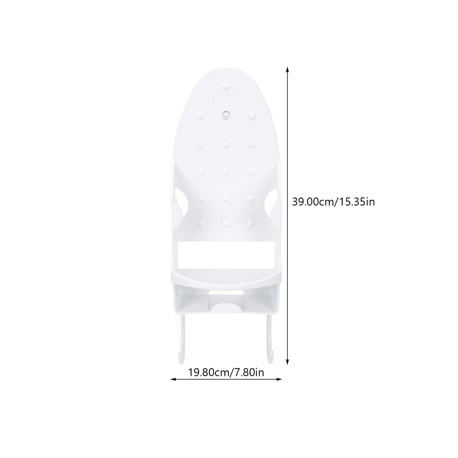Zerodeko Bathroom Ironing Board Shelf Electric Iron Wall Stand Two-one Iron Holder for Space-Saving Storage and Easy Access to Ironing Board for Laundry Rooms and Bathrooms