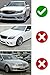 iJDMTOY Xenon White LED Daytime Running Lights Compatible With 08-10 Mercedes Benz W204 C-Class C300 C350 w/Sports Package Bumper, OEM Style DRL Assy Each Powered by 7 Pieces High Power LED Lights