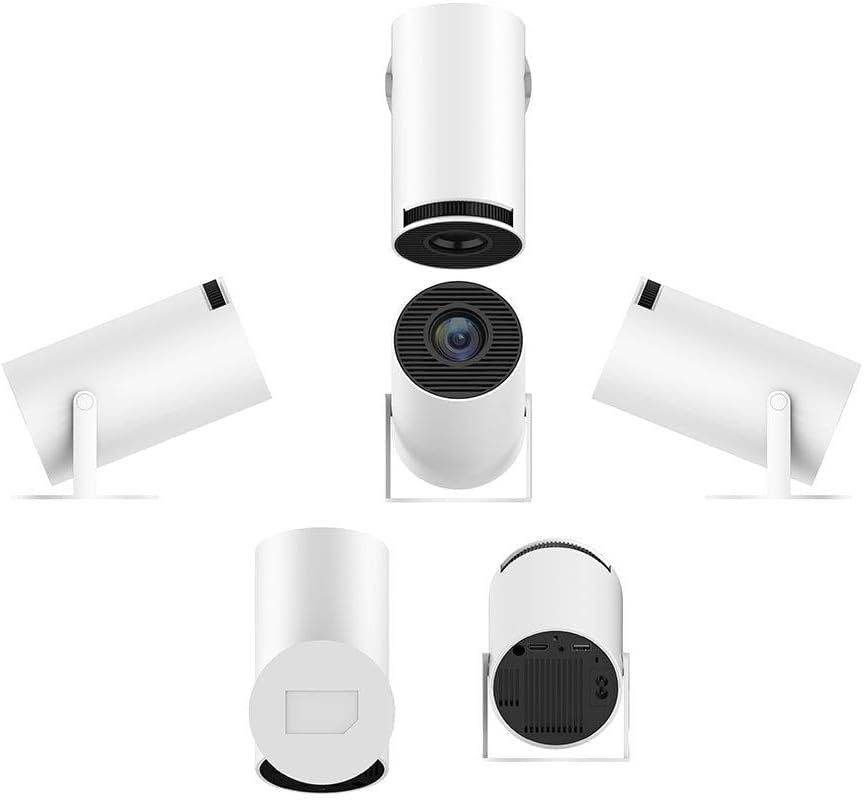 414DuR9EKML._AC_SL1000_ Mini Projetor Portatil com Wifi 5G, Bluetooth e Android. Projetor até 4K 1080P Full HD Suporte e 8000 Lumens. Correção automática de Projeção e trapézio de ajuste de 180º