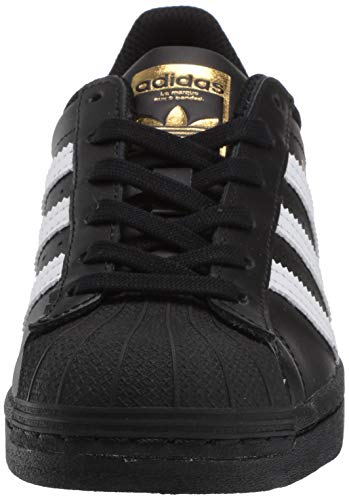 adidas Originals Men's Super-Star Sneaker, Black/Black/Black, 112