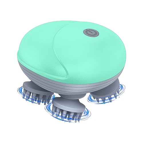 Upgraded-Handheld-Pet-Massager-for-Dogs-and-Cats-Electric-Cat-Massager-Dog-Massager-Cat-Head-and-Back-Scratcher-for-Relieving-Tight-Stiffness-Muscles-Promote-Bonding-Green