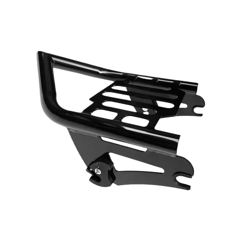 Porte-bagages moto robuste finition Gloss Black pour Harley Davidson Touring 09-24