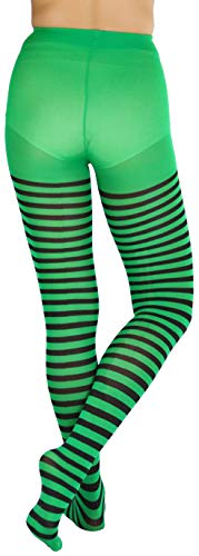 Image of ToBeInStyle Women's Nylon Horizontal Striped Tights