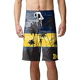 FOCO Michigan Wolverines NCAA Mens Sunset Boardshorts - L