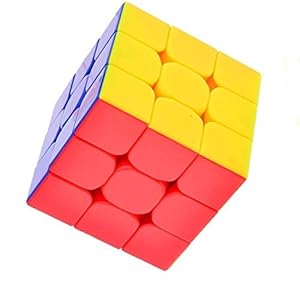 The Flyers Bay High Stability Stickerless – 3x3x3 Speed Cube, Multicolor