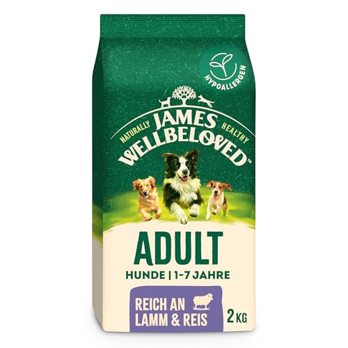 James WELLBELOVED 2kg Hund Trockenfutter Lamm & Reis