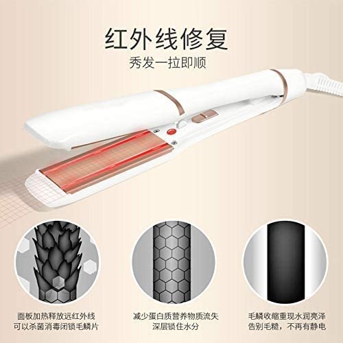 Plancha Rizador y Alisador de Pelo DUAL uso con placas de turmalina y cerámica, control de temperatura constante, cable de 1.5 a 2 metros miniatura 2