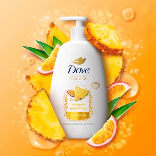 Dove Advanced Care Hand Wash, Pineapple + Passion Fruit and Watermelon + Guava Nectar, Limited Edition, 12 fl oz, 2 Pack - image 5