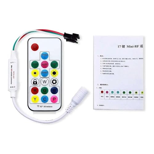 Controlador LED SP104E multicolor con mando RF para regular brillo y efectos de luz dinámicos 6