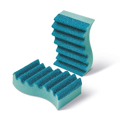 Spontex Flexy Fresh x4, der effiziente Reinigungsschwamm mit antibakteriellem Schutz, flexibel, lange frisch, kratzfrei, 1 x 4 Stück