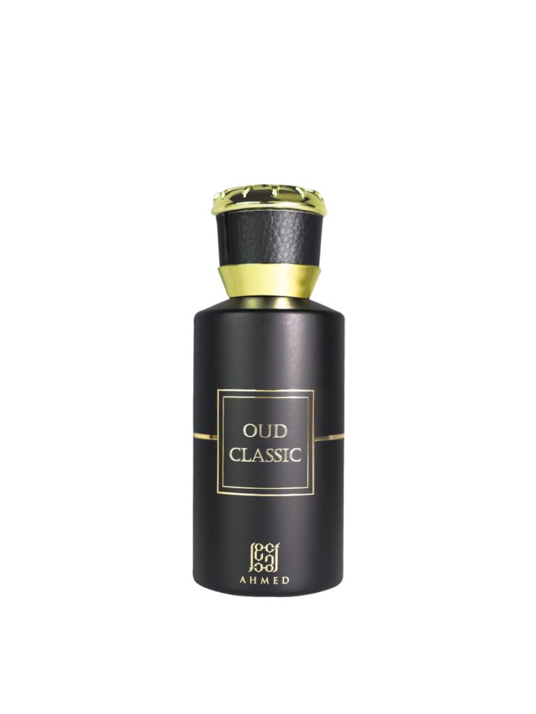 Ahmed Al Maghribi Oud Classic EDP 50ML | Fresh Citrusy | Spicy Floral | White flowers | Cambodian oud | For men | For Women | Unisex | Long Lasting | Perfumes