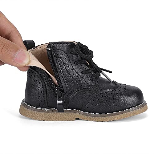 MK MATT KEELY Boys Girls Boots Lace Up Combat Ankle Boots Toddler Fashion Shoes for Toddler Kids Unisex(Toddler/Little Kid)2