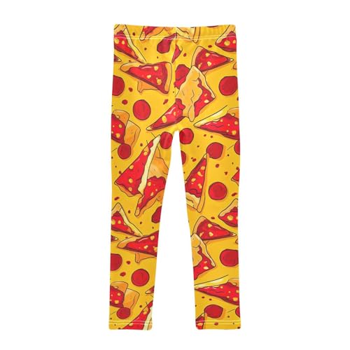 Kids High Waist Pizza Leggings for Toddler Girls 4T 202b29742