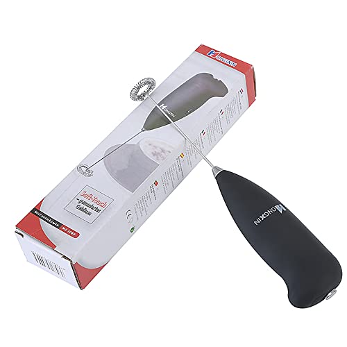 JUNSHUO Montalatte Portatile con Frusta in Acciaio...