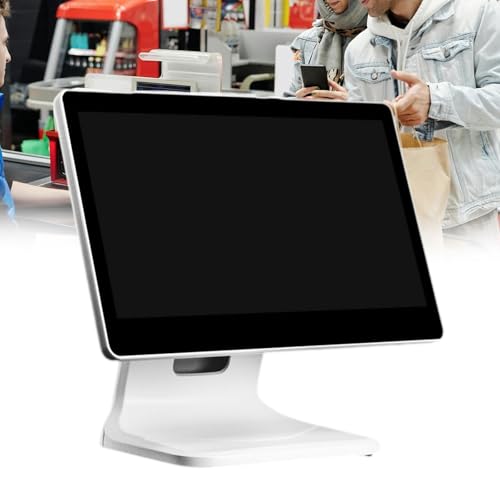 Image of 15.6 inch LCD Touchscreen Cash Register, 64 GB Touchscreen Monitor, Multi-Angle Adjustable, 4 GB + 64 GB