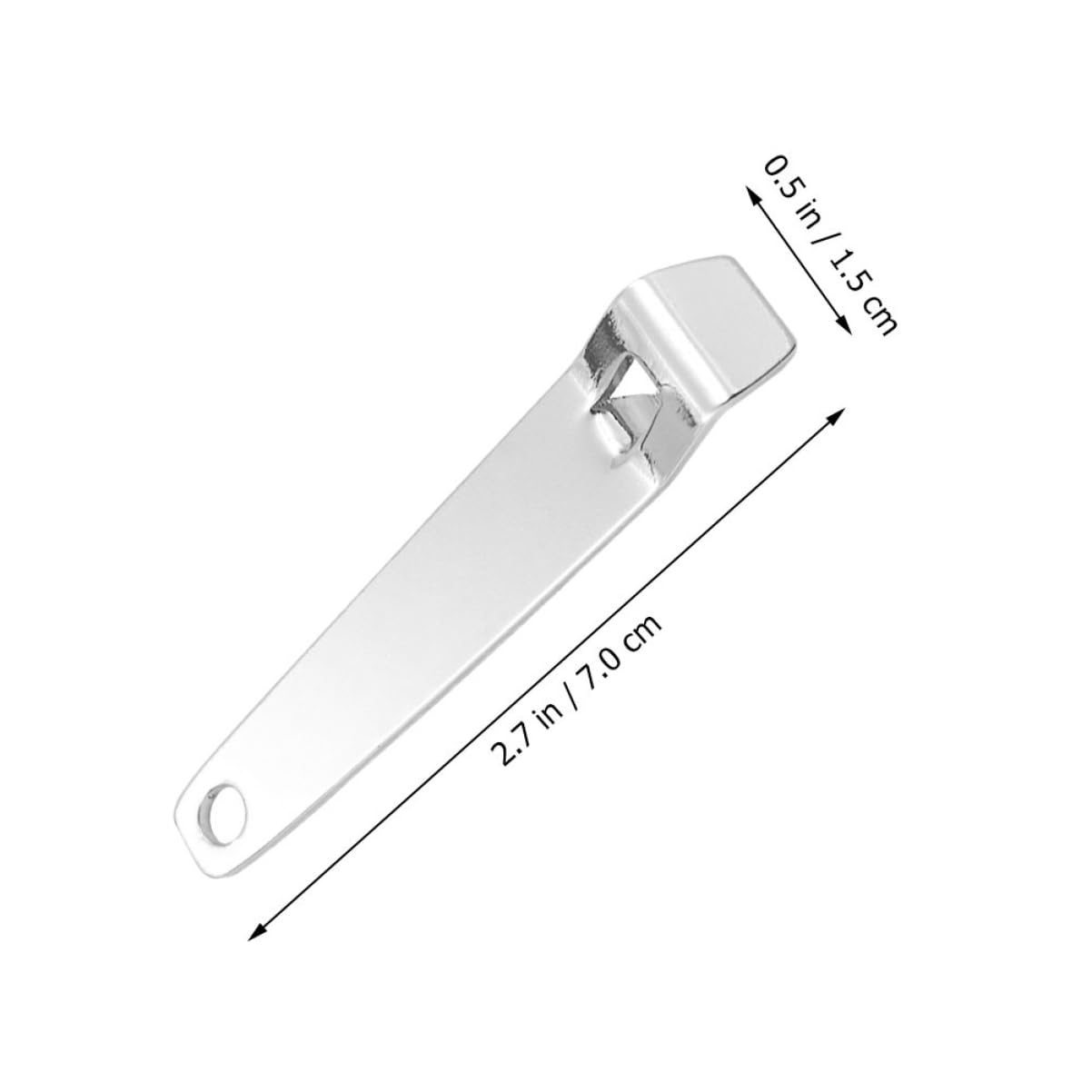 KICHOUSE Multifunctional Golf Bottle Opener Vial Adapter Keychain Can Opener for Seniors Stainless Steel