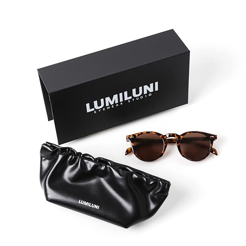 Korean Style Retro Round Acetate Sunglasses for Men Women2