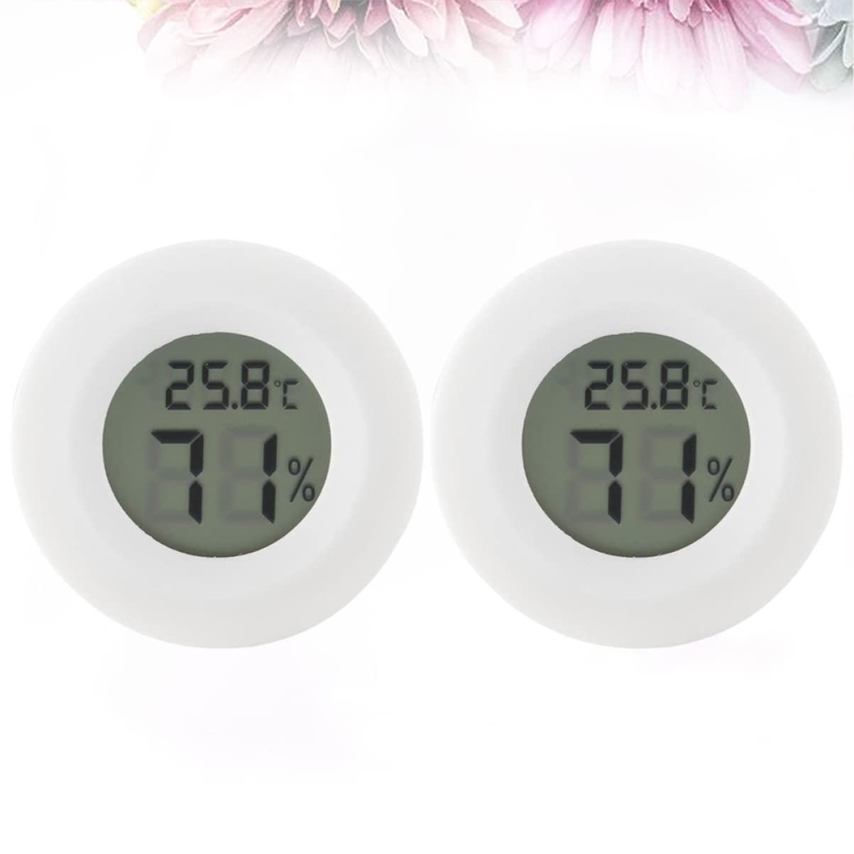 Happyyami 6 Piezas Termómetro De y Medidor De Humedad Indicador De Humedad Digital Accesorios De Dragón Barbudo Para Tanque Medidor De Temperatura Digital Interior Reptil