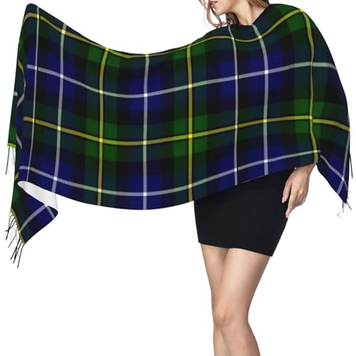 Bains Tartan Imitation Cashmere Tassel Scarf Winter Scarf Autumn Softest Classic Warm3