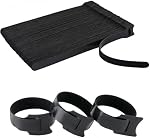 100 PCS 6 Inches Reusable Cable Ties, Adjustable Wire Ties, Cable Organizer, Cord Wrap and Hook Loop Cords Management for Organizing Home, Office, Data Centers（Black）