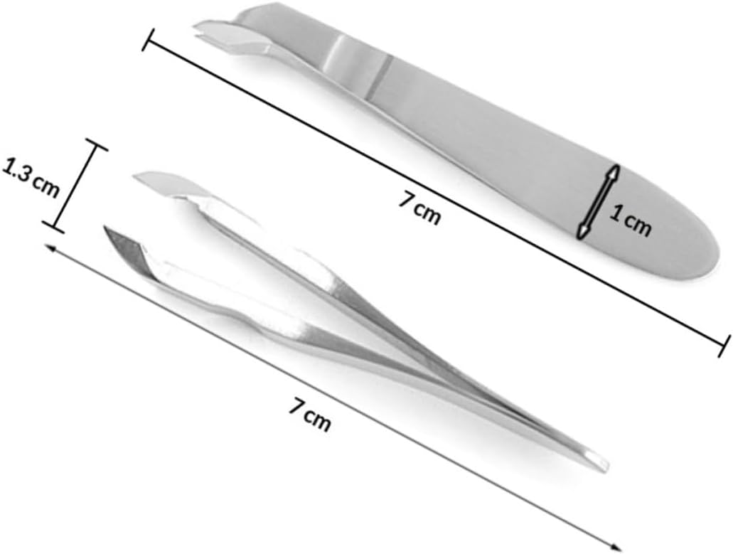 Zerodeko Stainless Steel Cuticle Nipper and Nail Trimmer Set Portable Dead Skin Remover Manicure Tool for Home and Salon Use