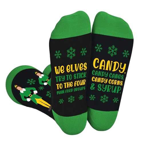 Buddy The Elf Holiday Socks