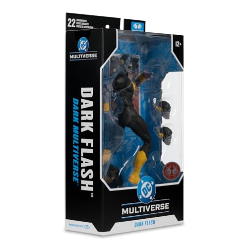 DC Comics DC Multiverse Action Figure Dark Flash (Dark Mulitverse) (Red Platinum Edition) 18 cm - Image 10