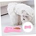 ORFOFE Shape Pet Bowl Double Dog Cat Food Water Bowls Smooth Surface for Easy Cleaning Durable Material for Feeding Hydration Selection