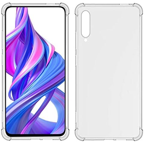 USTIYA Case for Huawei Y9s / Honor 9X Pro Clear TPU Four Corners Cover Transparent Soft Cover