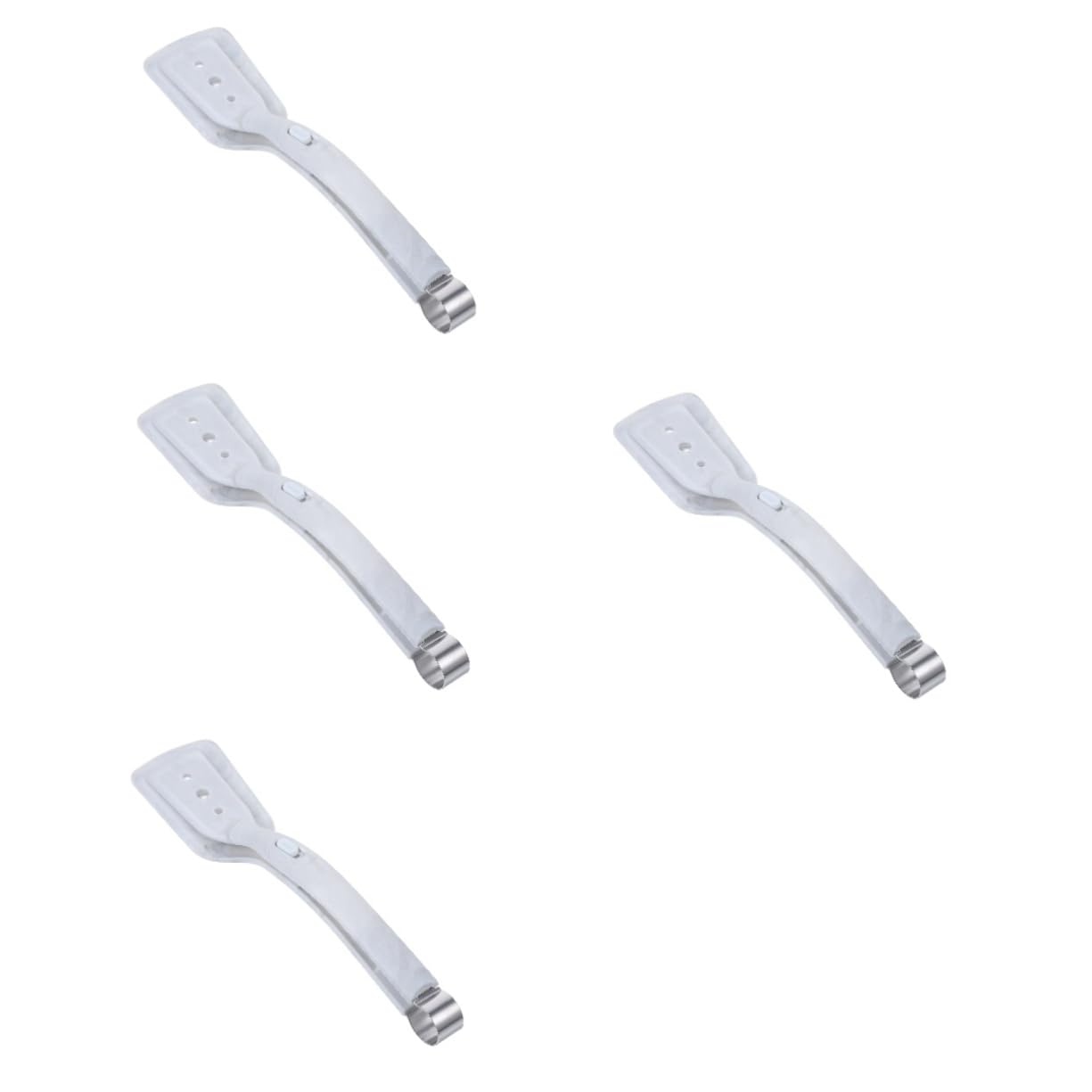 Cabilock Lot De 4 Spatules Ergonomiques En Silicone Pinces De Cuisine Multi-usages Pour Retourner Les Aliments