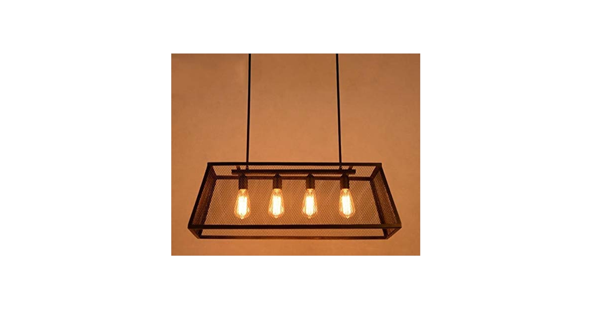 ★RKH★ Parrot Uncle 52-inch Farmhouse Indoor Black 5-Blade LED