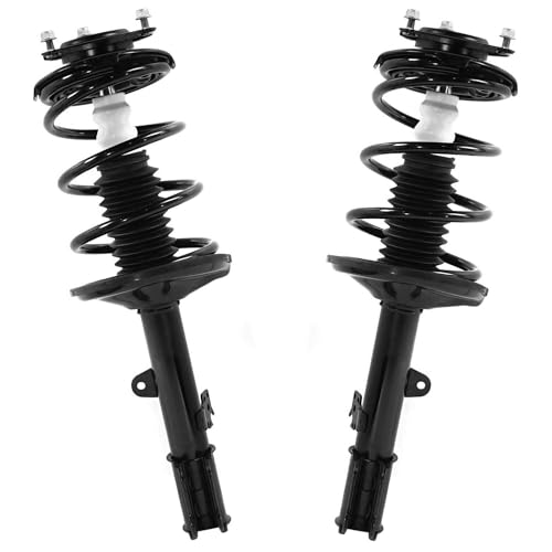Image of Detroit Axle - FWD 8pc Struts Suspension Kit for Toyota 2001 2002 2003 2004 2005 RAV4, 2 Front Struts with Coil Spring Assembly 2 Rear Shock Absorbers 4 Front Rear Stabilizer Sway Bar Ends Replacement