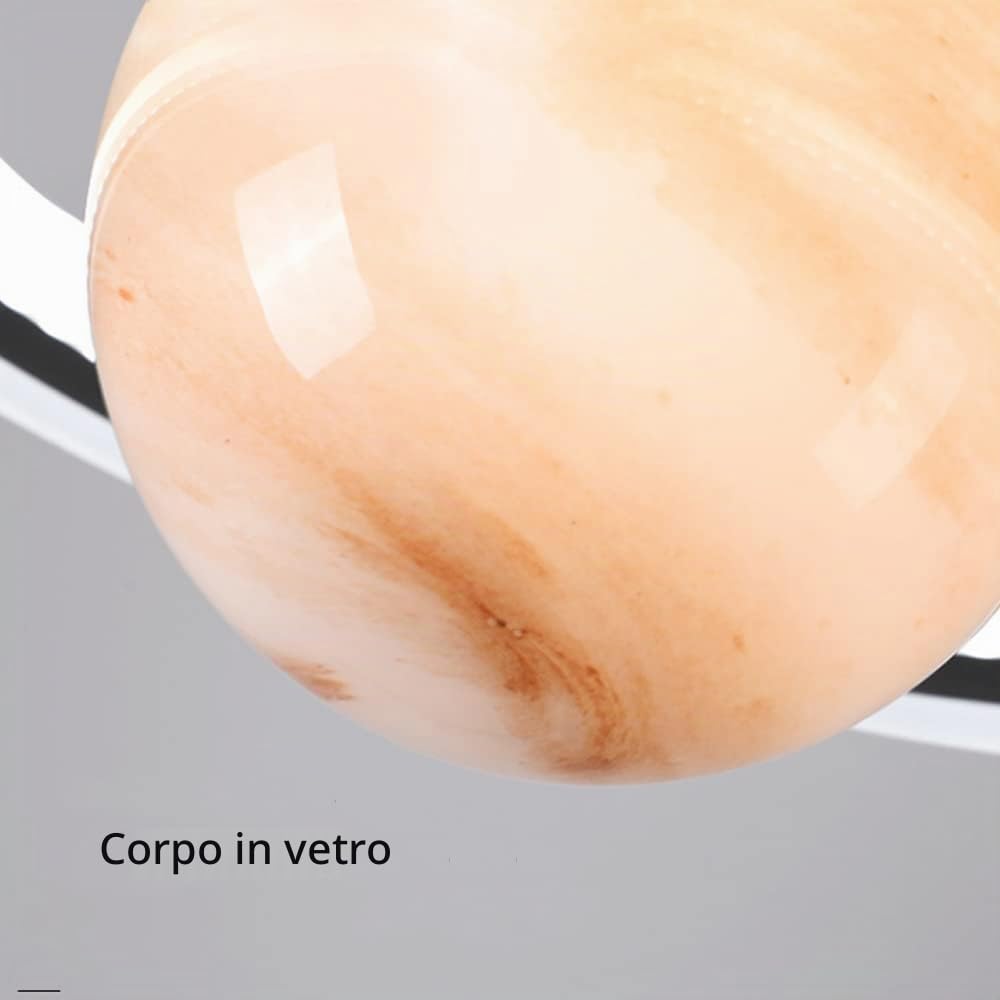 Astronauta moderna lampada a sospensione, dimmerabile creativo LED camera dei bambini pianeta lampadario a sospensione, illuminazione a soffitto vivaio, LED camera dei bambini Lam (3 colori dimmerabil