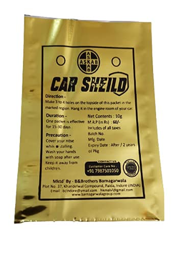 ASKAB Car Rat Protection Powder Car Sheild Rat Repellent Powder for Car (10 Gram) Pack of 6