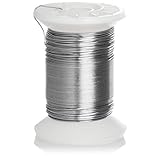 LIEFERUMFANG: 1x Basteldraht // Rolle mit 45 m Draht, Ø 0,36 mm // Farben: silberfarben // Material: Edelstahl 304