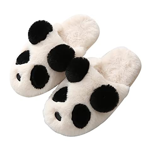 JOYEAR Panda slippers, Winter animal Panda slippers, Warm slippers Suitable for Adult Women and Men Cover