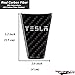 TopDall Steering Wheel Carbon Fiber Interior Sticker Compatible for Tesla Model S and Model X