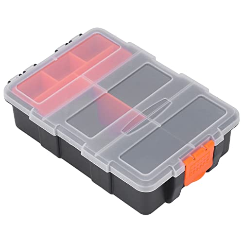 Hardware Parts Organizers,Plastic Tool Storage Box with Divider Compartment Double Sided Storage Box Organiser Stackable Screwbox Assortmentbox for Tools Screws Nails Rivets Bolts - Image 9