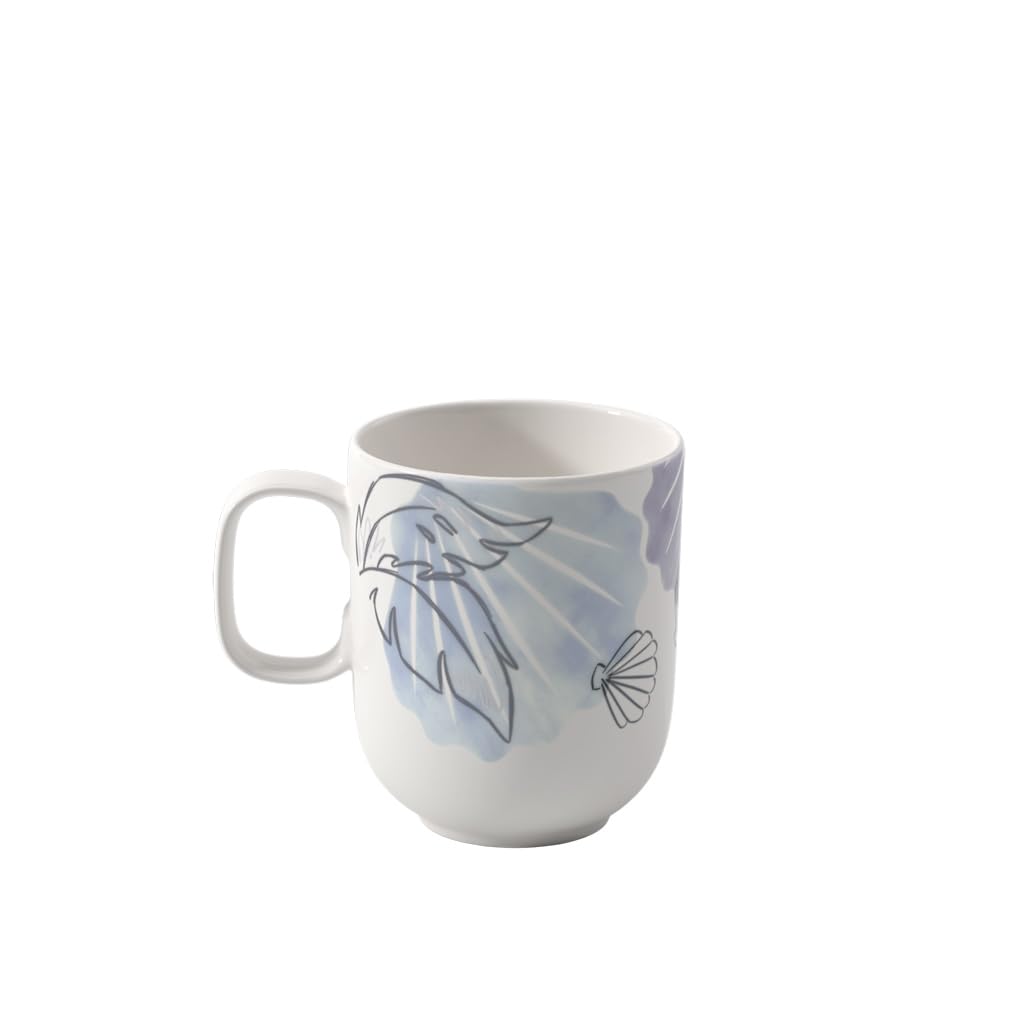 Villeroy & Boch - Disney Stitch Kinderbecher groß mit Henkel 6er Set, 280 ml, Spülmaschinenfest, Mikrowellensicher, Tasse für Kinder, Becher, Premium Porzellan