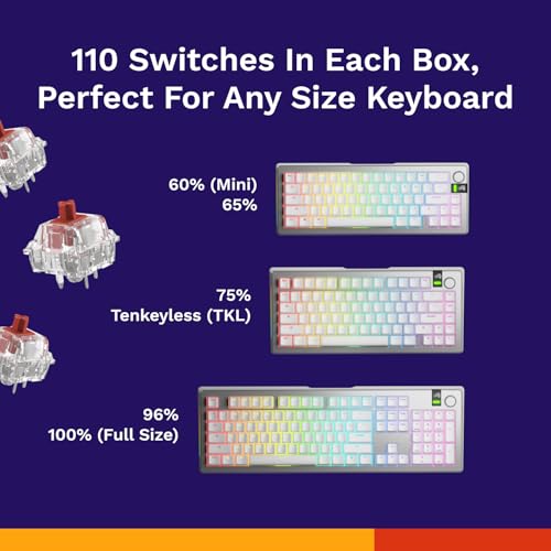 Image of GLORIOUS Fox Heavy Linear Switches (110 Pack)