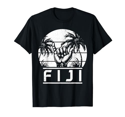 Islas Fiyi Surfer Playa Surf Fiyian Souvenir Camiseta