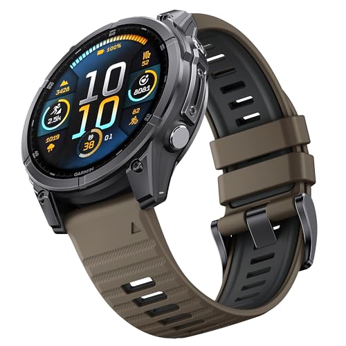 Correas de silicona 26mm compatibles Garmin Fenix miniatura 1
