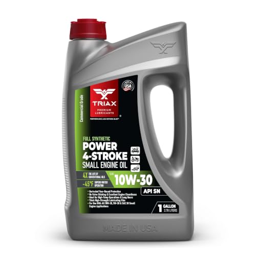 TRIAX Power 4-Stroke 10W-30 Full Synthetic 4-Cycle Small Eng...