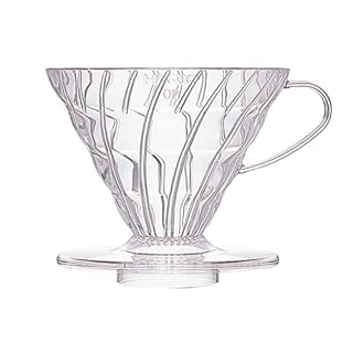 Hario V60 Plastic Coffee Dripper, 02, Clear